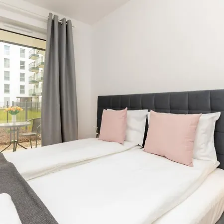公寓 Srodmiescie Marina With Parking By Renters 格但斯克